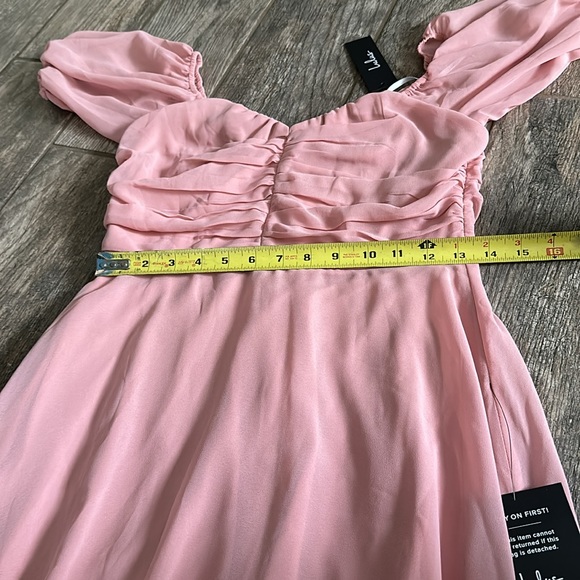 Lulus Off-the-Shoulder Puff Sleeve Maxi Dress - Picture 7 of 11